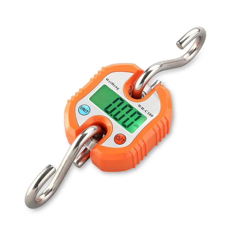 

1pc 0.2-150KG Lightweight Hook Electronic Scale Industrial/Agricultural/laboratory Detachable Portable Micro Crane Scale