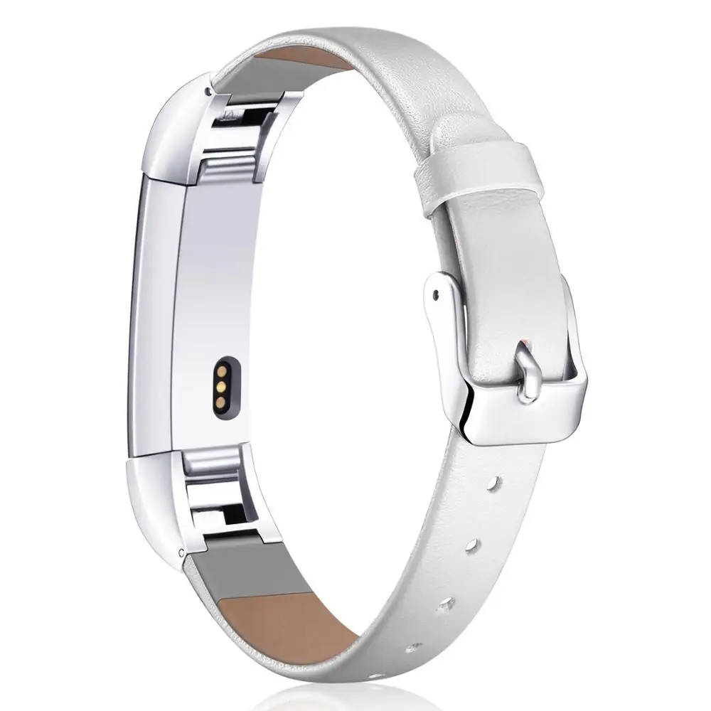 Для Fitbit Alta Band, роскошный ремешок из натуральной кожи, сменный ремешок, браслет для Fitbit Alta Tracker, высококачественный ремешок для браслета - Цвет ремешка: White