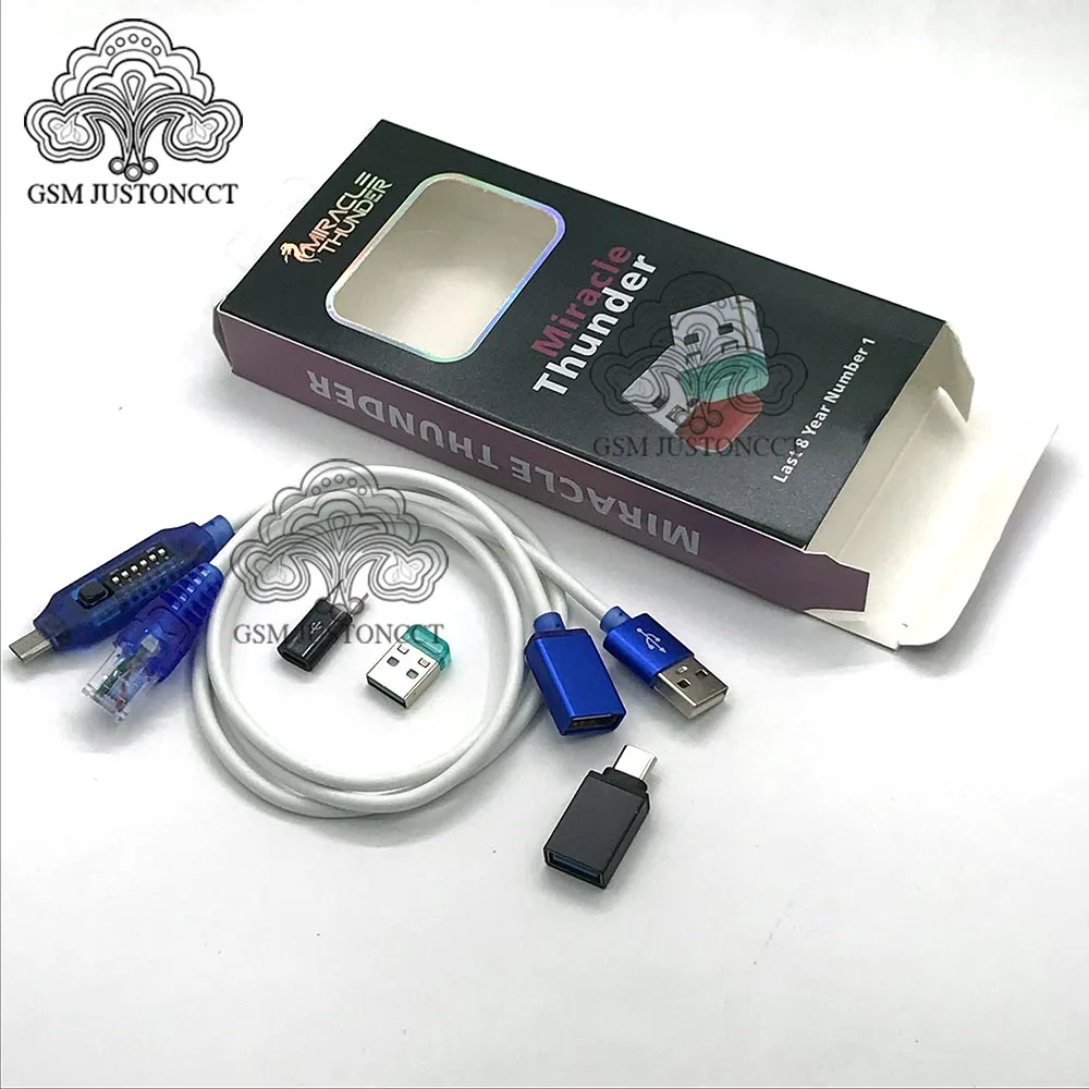 

2020 NEW ORIGINAL MIRACLE EMMC Plus 5 IN 1Tool / Miracle thunder dongle / Miracle box + Miracle KEY