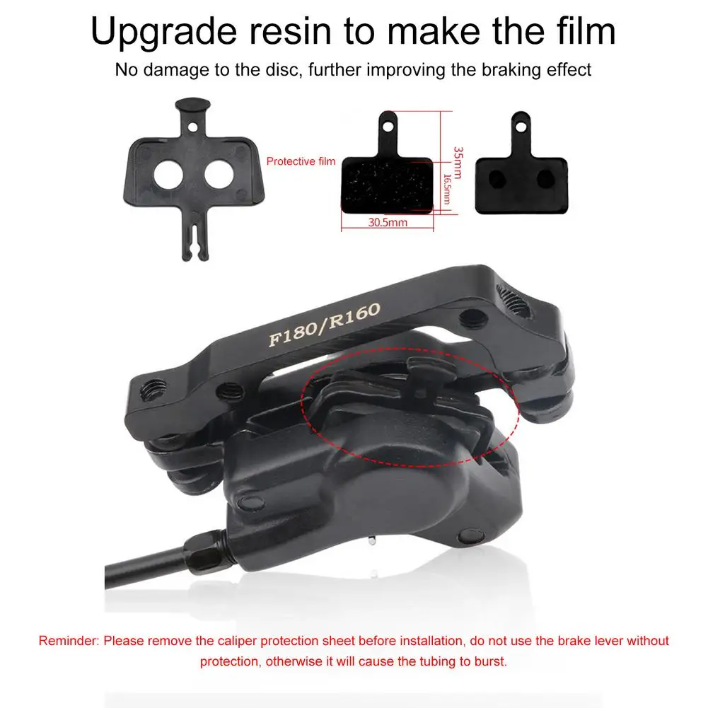 Велосипедный Тормоз MTB гидравлический дисковый тормоз стоечное крепление левый