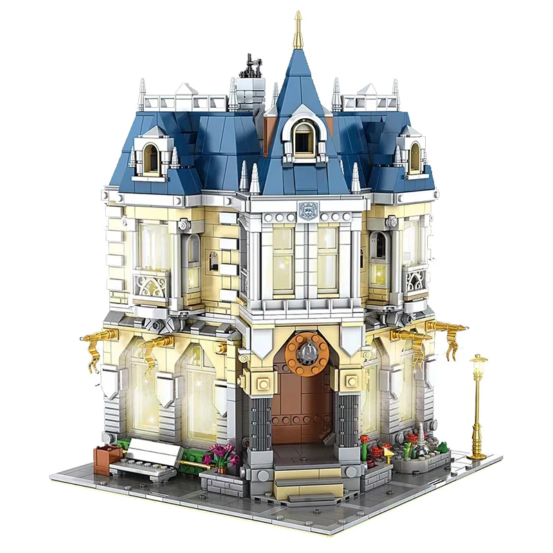 

Mould King 11005 The Dreamland Costume Shop with Light Architecture Building Blocks City Model Toys for Kids Educational Gift