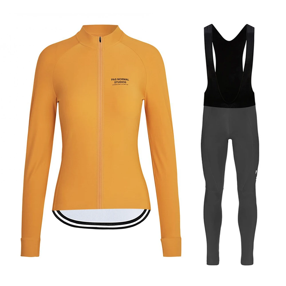 

PNS Women Autumn Summer Long Sleeve Cycling Jersey Sets Bib Pants Ropa Ciclismo Bicycle Clothing Bike Jersey Uniform Clothes
