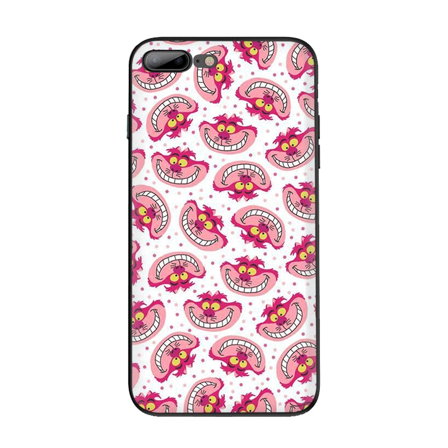 Чехол для мобильного телефона TPU iPhone 11 Pro X XR XS Max 7 8 6 6s Plus SE 5 5S чехол Чеширский кот |