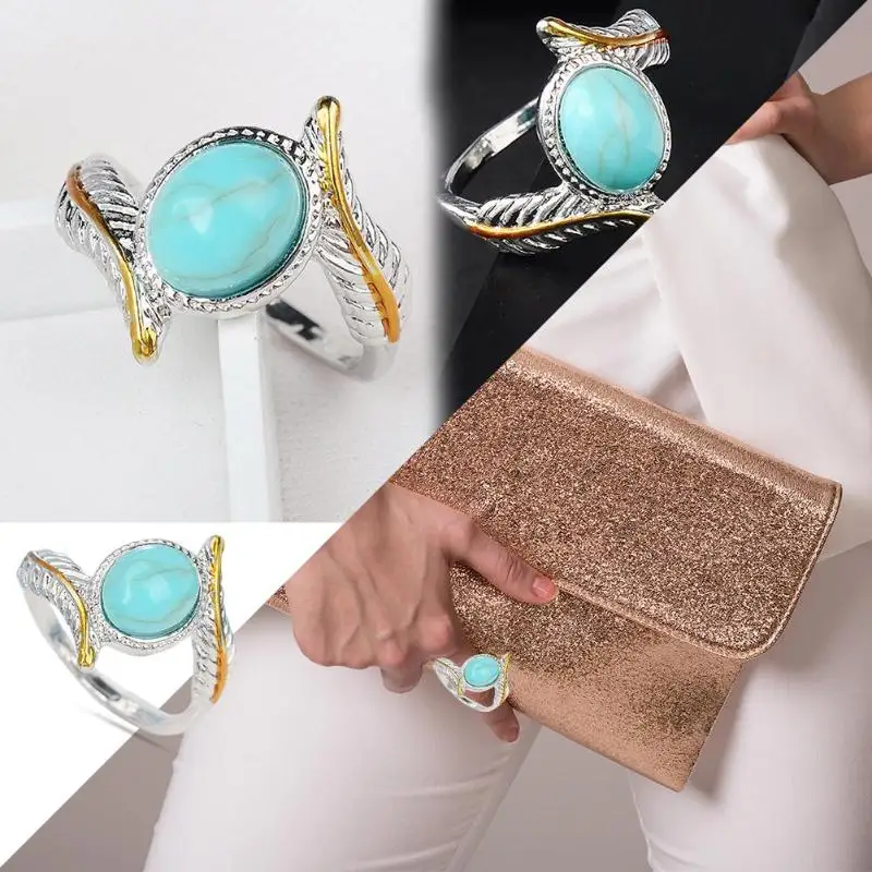 Модные стразы Драгоценный Камень Обручальное кольцо для женщин Кристалл Сапфир