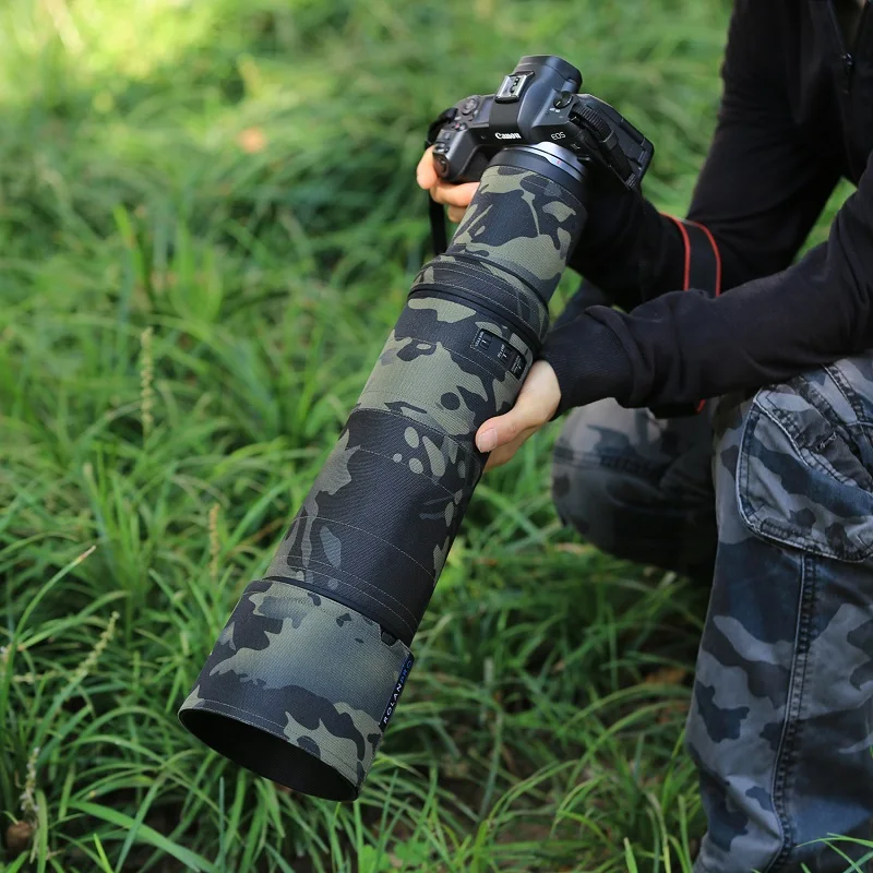 

ROLANPRO нейлоновая Водонепроницаемая Крышка для объектива Canon RF 800 мм F11 IS STM Камуфляжный дождевик для объектива Одежда чехол для пистолета