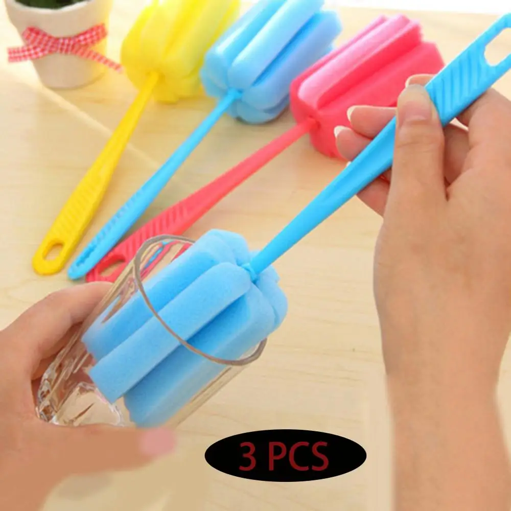 3 шт. стеклянная чашка бутылка для вина кружка кофе и чая инструмент очистки