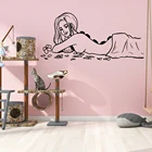 3D голые наклейки с женщиной, spa массажные водонепроницаемые настенные наклейки для спа-комнаты, виниловая настенная наклейка, Настенный декор, Виниловая наклейка