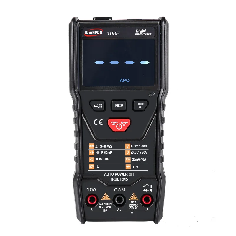 Цифровой мультиметр WinAPEX 108E 6000 отсчетов Автоматический диапазон измерения