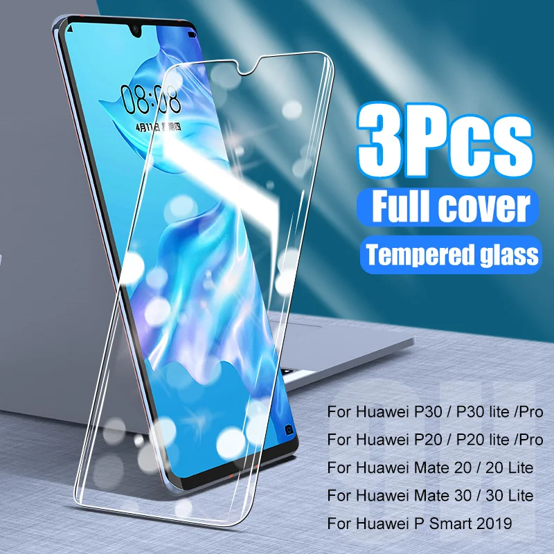3 1 шт закаленное стекло для huawei P30 P20 P10 Lite Pro защита экрана Защитное mate 20 30 P Smart 2019| |