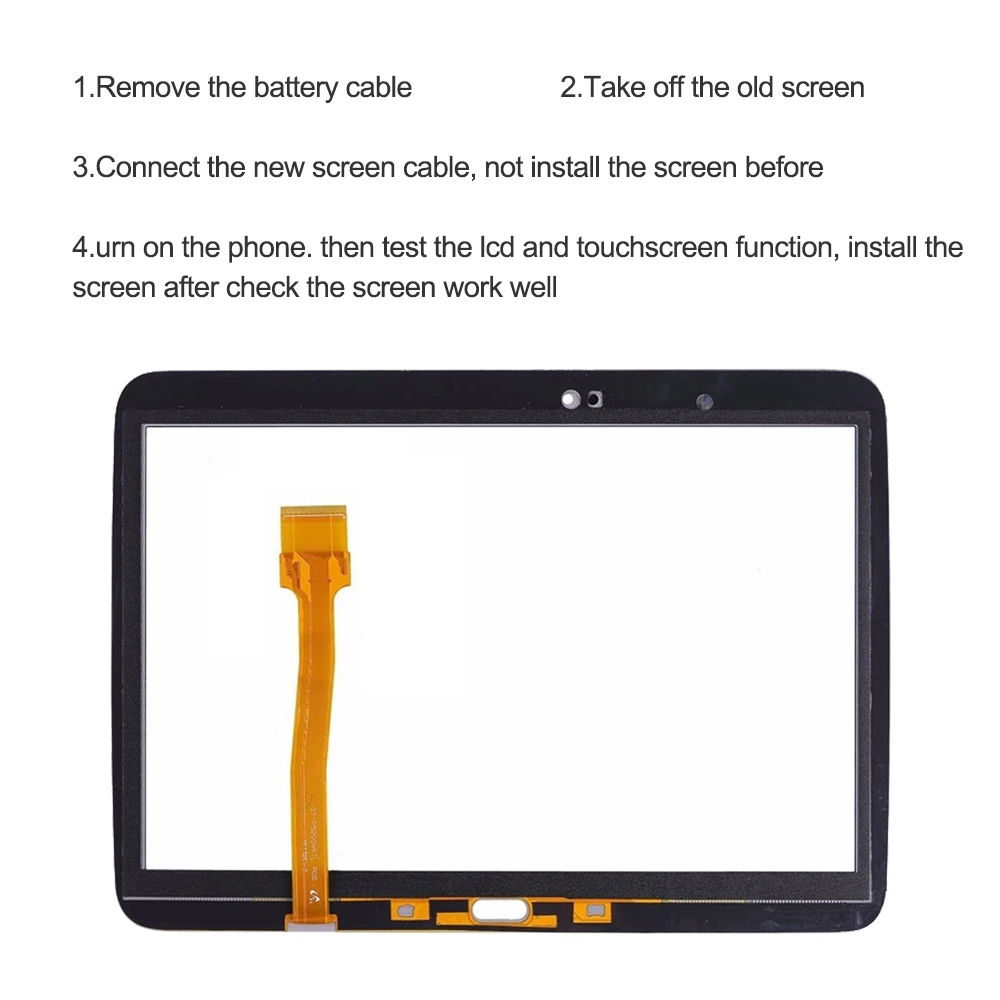 Redberry Высокое качество 10 1 &quotдля Samsung Galaxy Tab 3 GT P5210 P5200 сенсорный экран дигитайзер