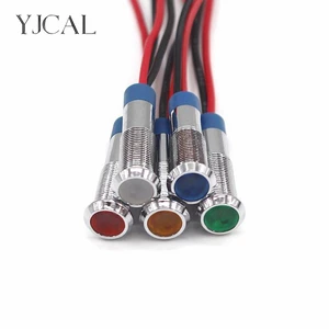 1 шт., водонепроницаемый сигнальный фонасветильник, 6 мм, 6 в, 12 В, 24 В