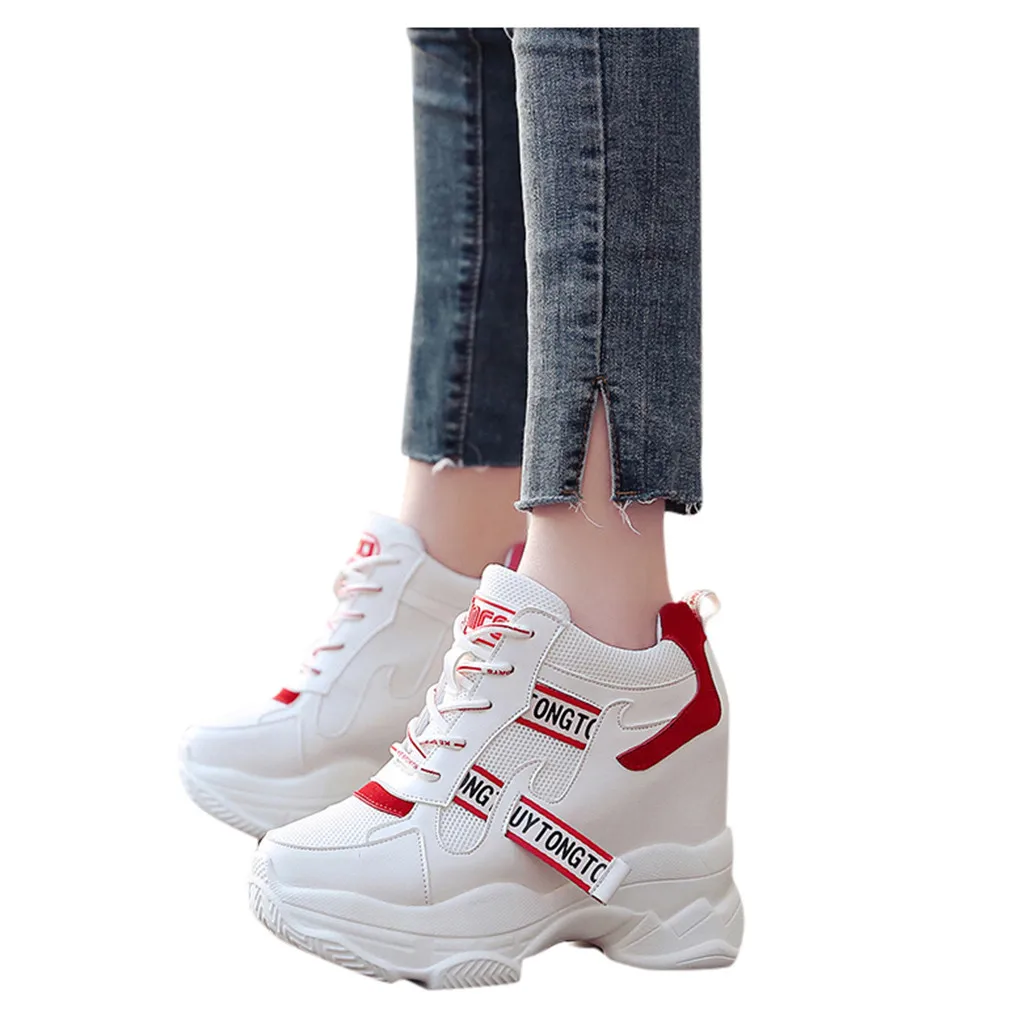 Кроссовки SAGACE женские модные белые высокие нескользящие ботильоны с высоким