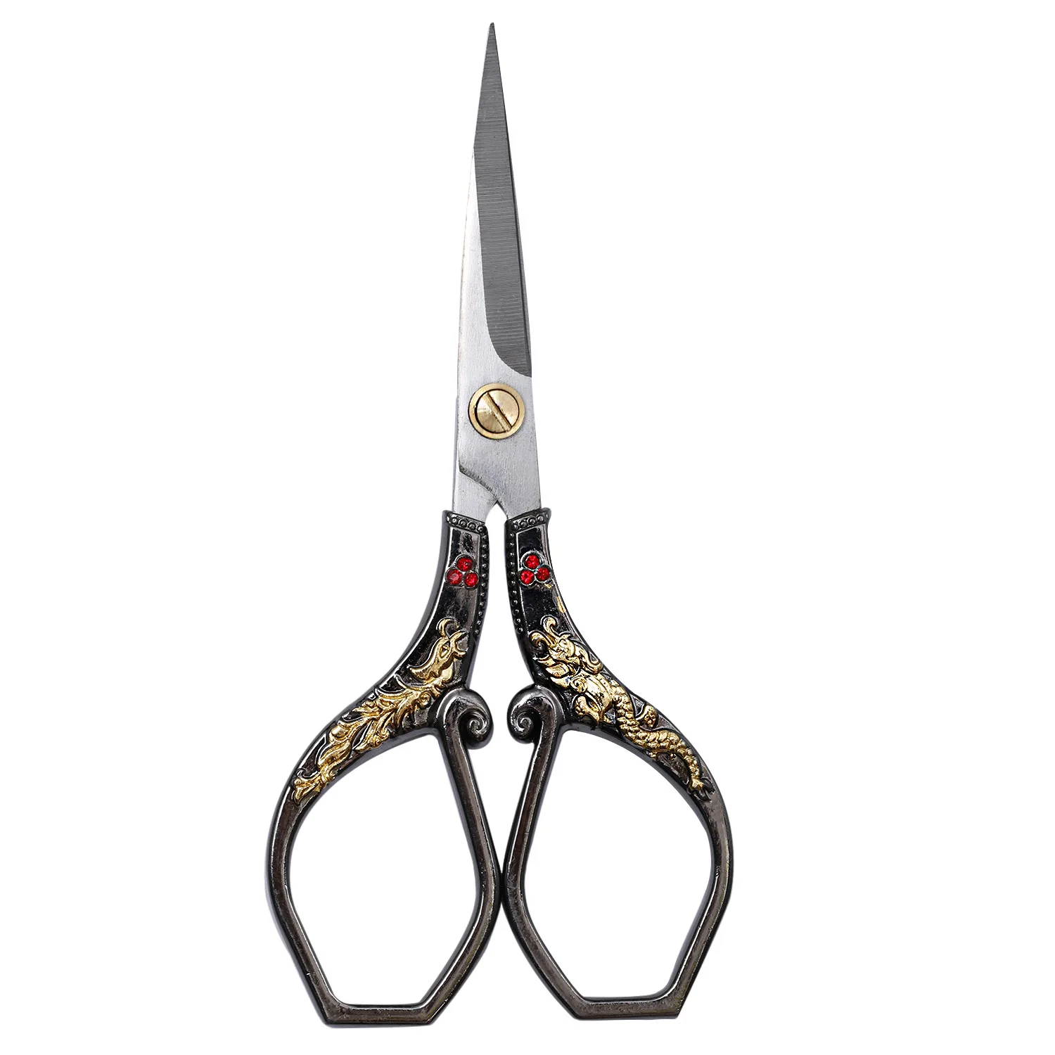 Retro Sewing Scissors Tailor Dragon Scissor Stainless Steel for Fabric Craft Household Cutting Tool |