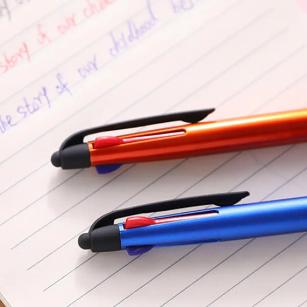 

3PCS 3in1 Ballpoint Pen 0.5mm Ballpoint Pen Rollerball Stationery Supplies For School Gift Spare Stationery Exam Office Pen R0E0