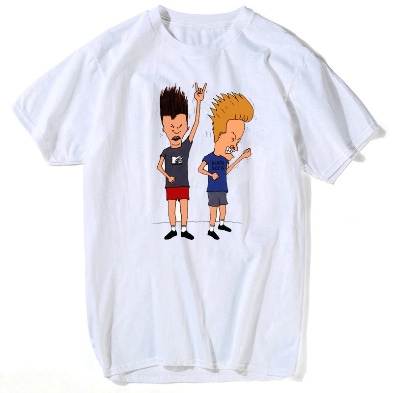 Beavis& Butthead футболка для мужчин Rock Forever Официальная Лицензированная Adul футболка S-3XL футболка размера плюс уличная одежда