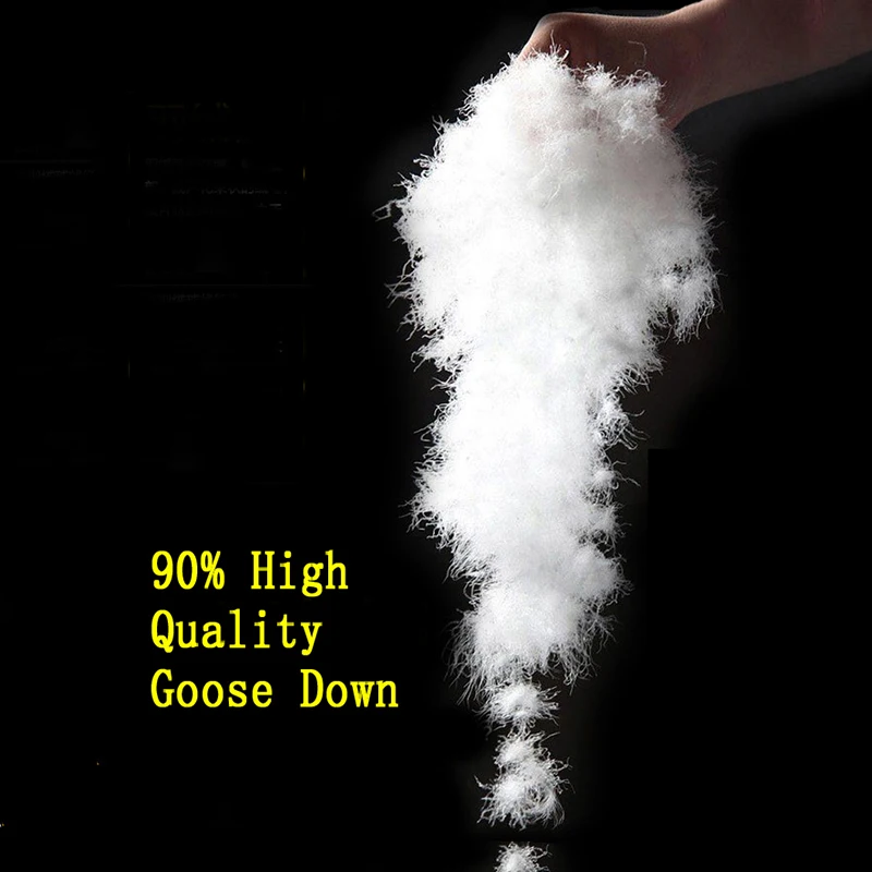 Тонкий (180 + 30)x 80 см ультралегкий гусиный пух 600 г/800 г/1000 г заполняющий