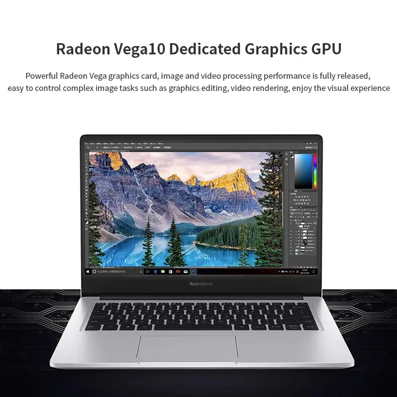 Ноутбук Xiaomi RedmiBook 14 дюймов AMD Ryzen 7 3700U Radeon Vega10 графика 8 ГБ/16 ГБ ОЗУ 512 SSD компьютер