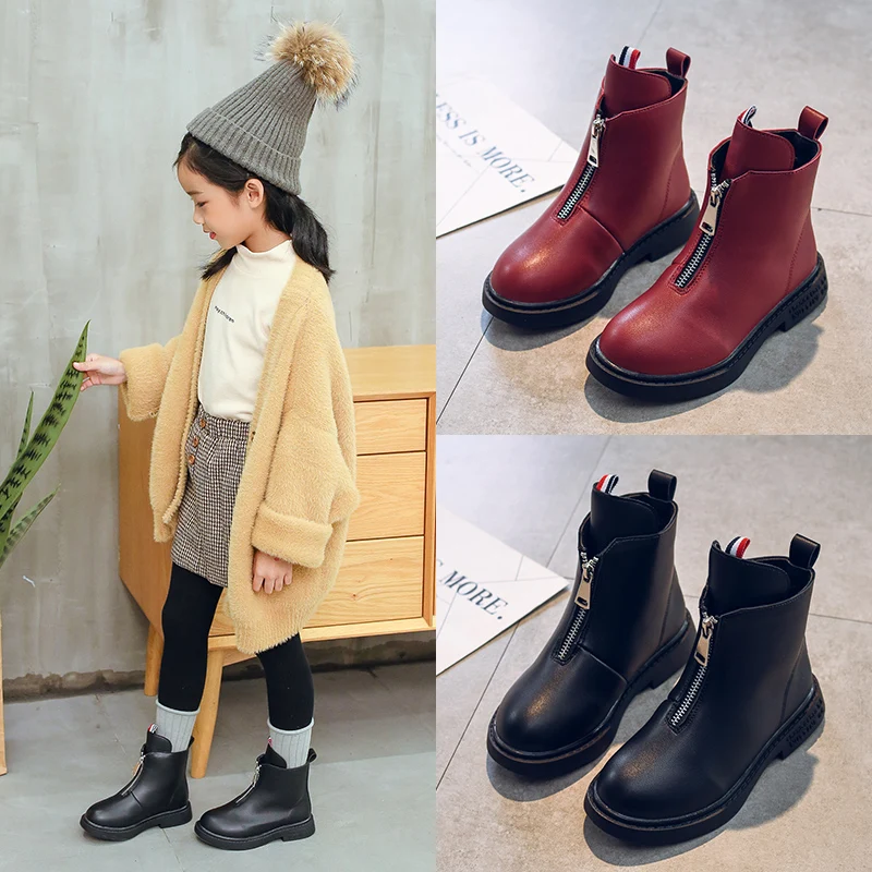 Зимние ботинки для девочек детская обувь зимние спортивная детские кроссовки 2018