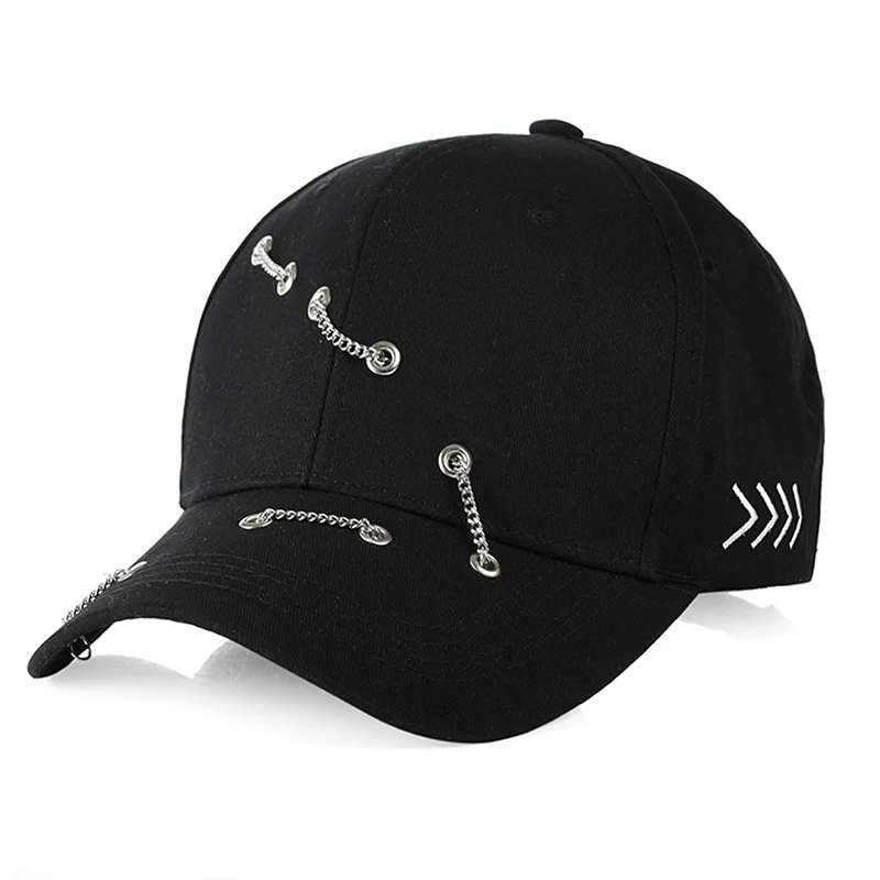 Бейсболка унисекс в стиле хип-хоп Регулируемая Кепка с кольцом-Головные уборы