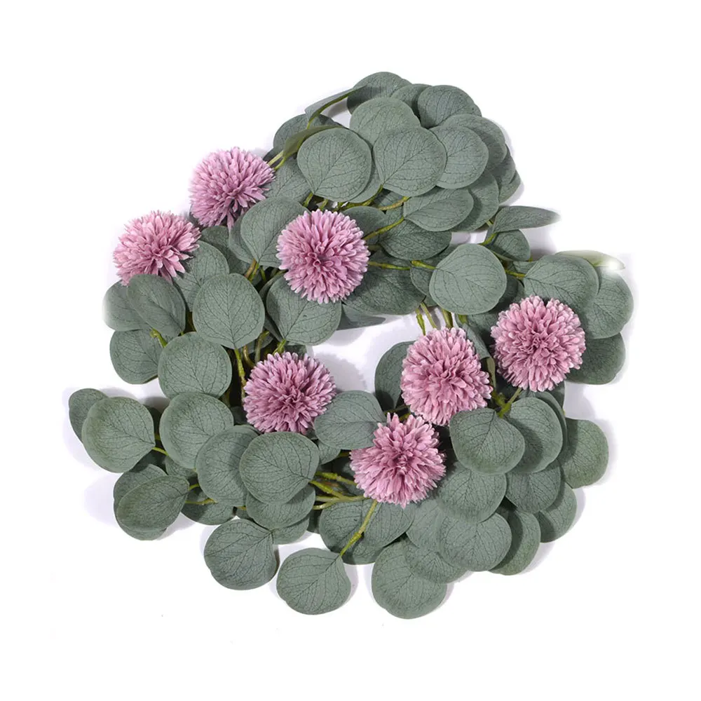 

Eucalyptus Garland Artificial Vines Silk Greenery Eucalyptus Leaves For Wedding Backdrop Wall Decor