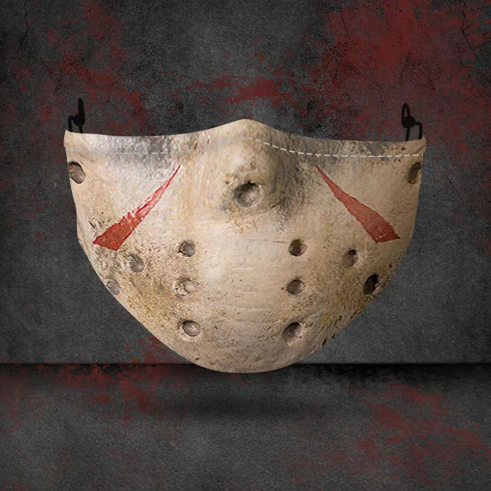 Маска унисекс для мужчин и женщин дышащая в стиле Хэллоуин Death Джокер Джек ужас