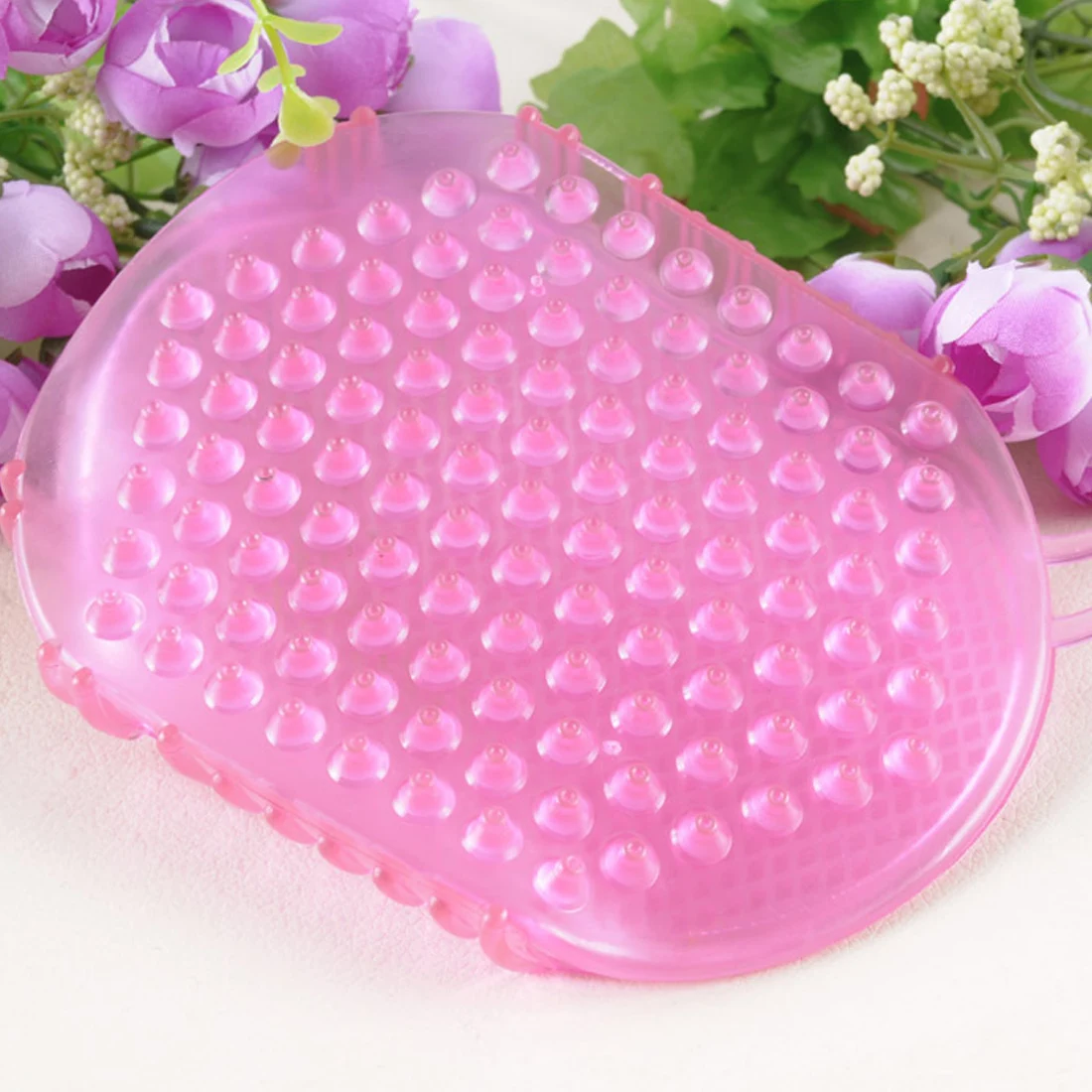 

1Pcs Soft Silicone Massage Scrub Gloves For Peeling Body Bath Brush Exfoliating Gloves Footbrush for the Bath Body Brush