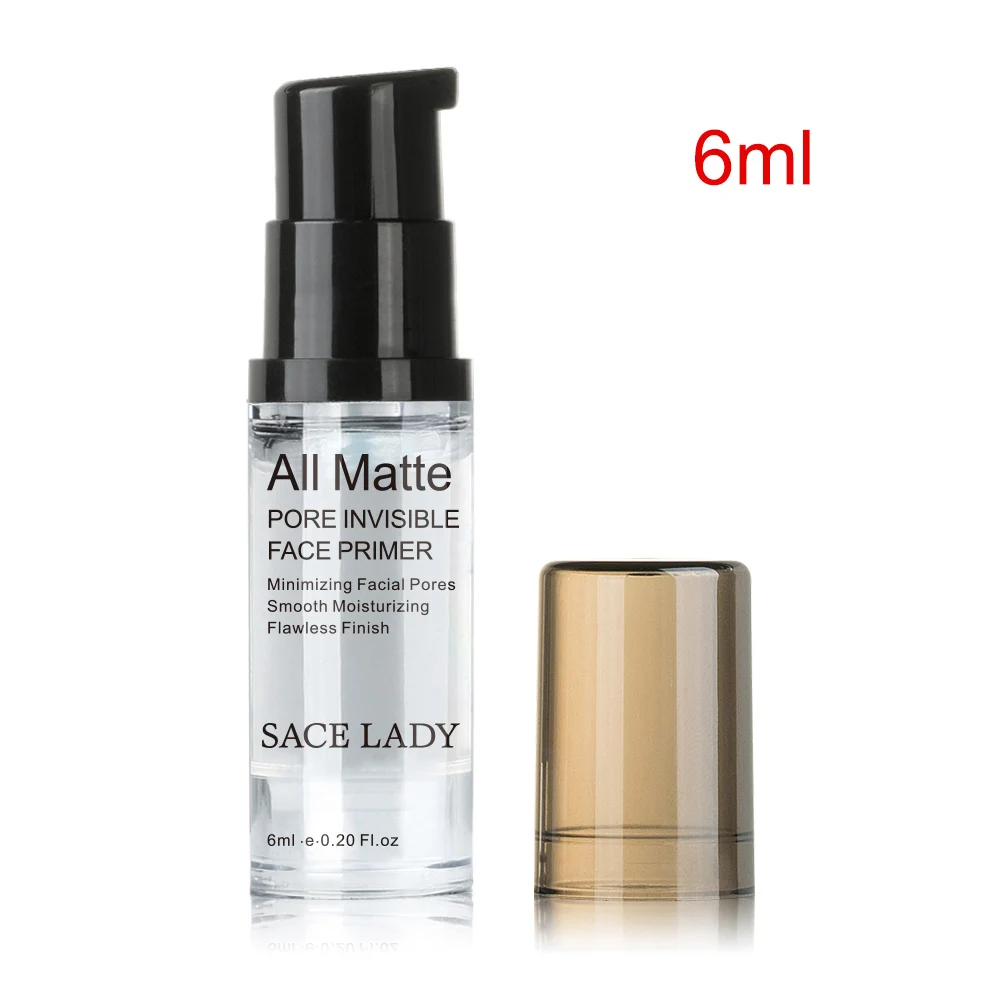 Горячая SACE LADY основа для лица Грунтовка Макияж Жидкие матовые тонкие линии масло