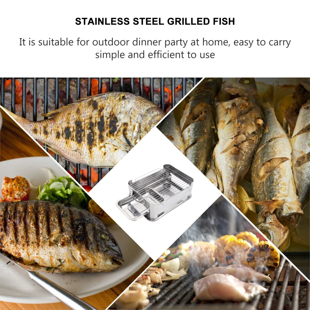 

Grilled Fish Stove Stainless Steel Stove Multi-functional Grilled Fish Tray
