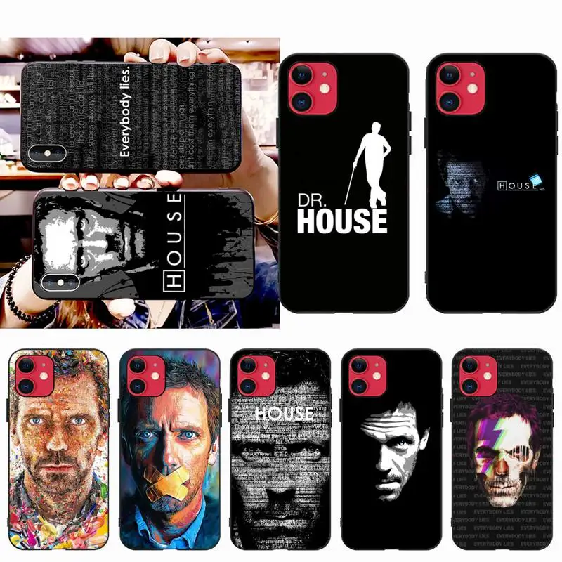 Чехол-накладка HPCHCJHM для iPhone 11 pro XS MAX 8 7 6 6S Plus X 5S SE 2020 XR мягкий в стиле Доктор Хаус |