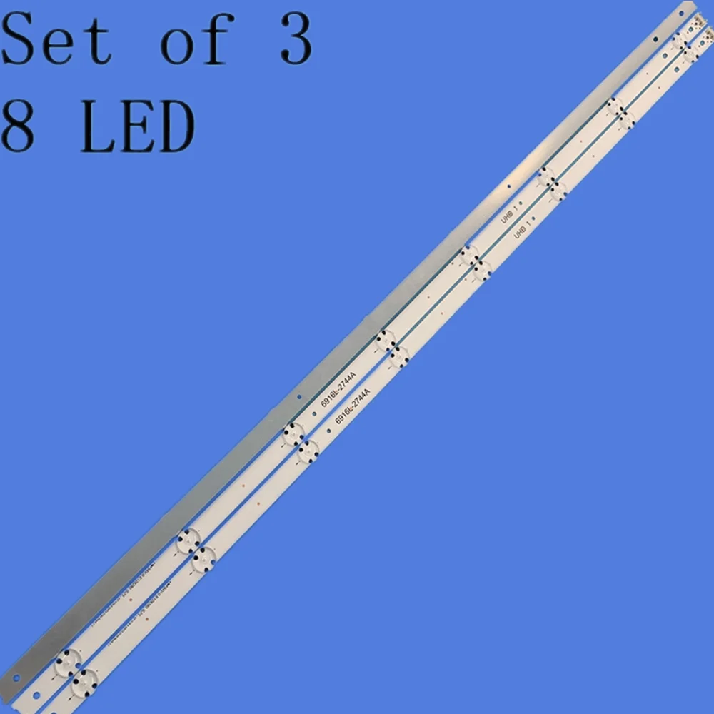 Светодиодная лента для телевизора LG 43UH603V 43UH610A 43UH6030 UD LC430DGE FJ M2 6916L 2744A UHD 1 43 V16.5 ART3 2744