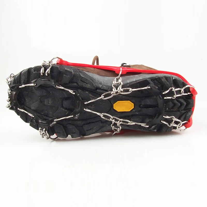 

11 Teeth Anti Slip Ice Grip Crampons Snow Shoes Boots Grippers Ice Cleats Snow Walking Climbing Shoe Boots Cover Crampons