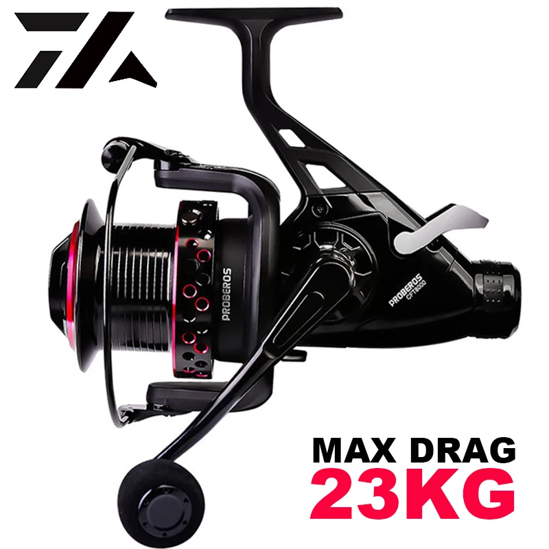 Новая спиннинговая Рыболовная катушка с двойным тормозом 13 + 1 шарикоподшипник