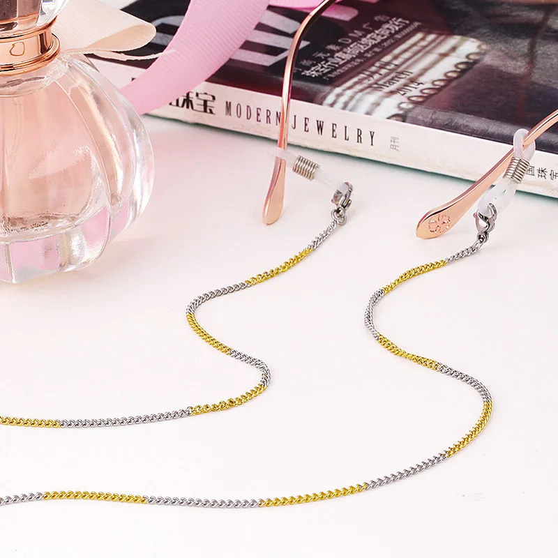 LeonLion1PC Fashion Non-slip Metal Sunglasses Chain Lanyard Spectacles Cords Eye Glasses Holder For Women/Men | Аксессуары для