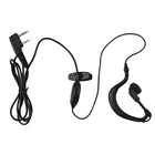 Наушники Baofeng с микрофоном, 2 контакта, ушной крючок, для радио UV 5R 888s