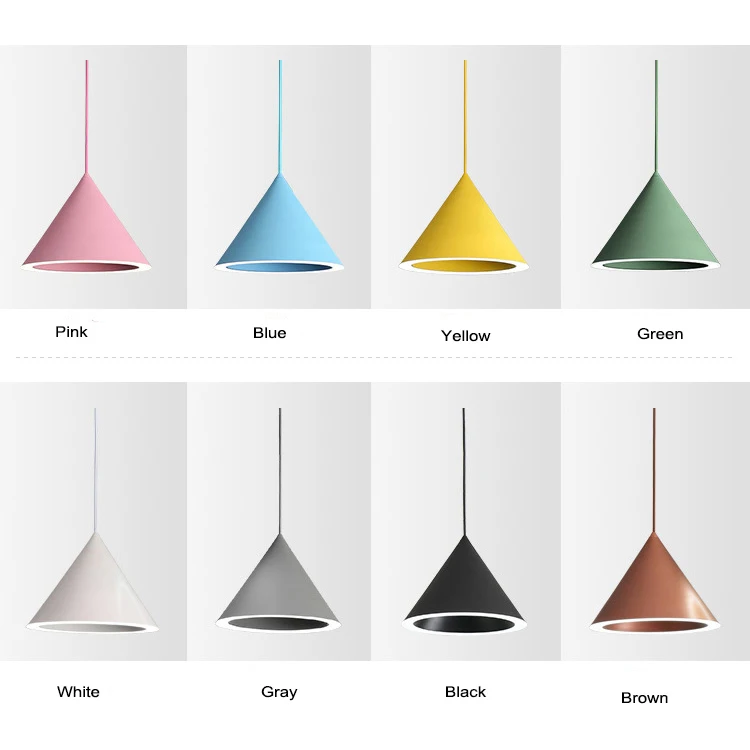 Светодиодная Подвесная лампа минималистичный креативный акриловый абажур