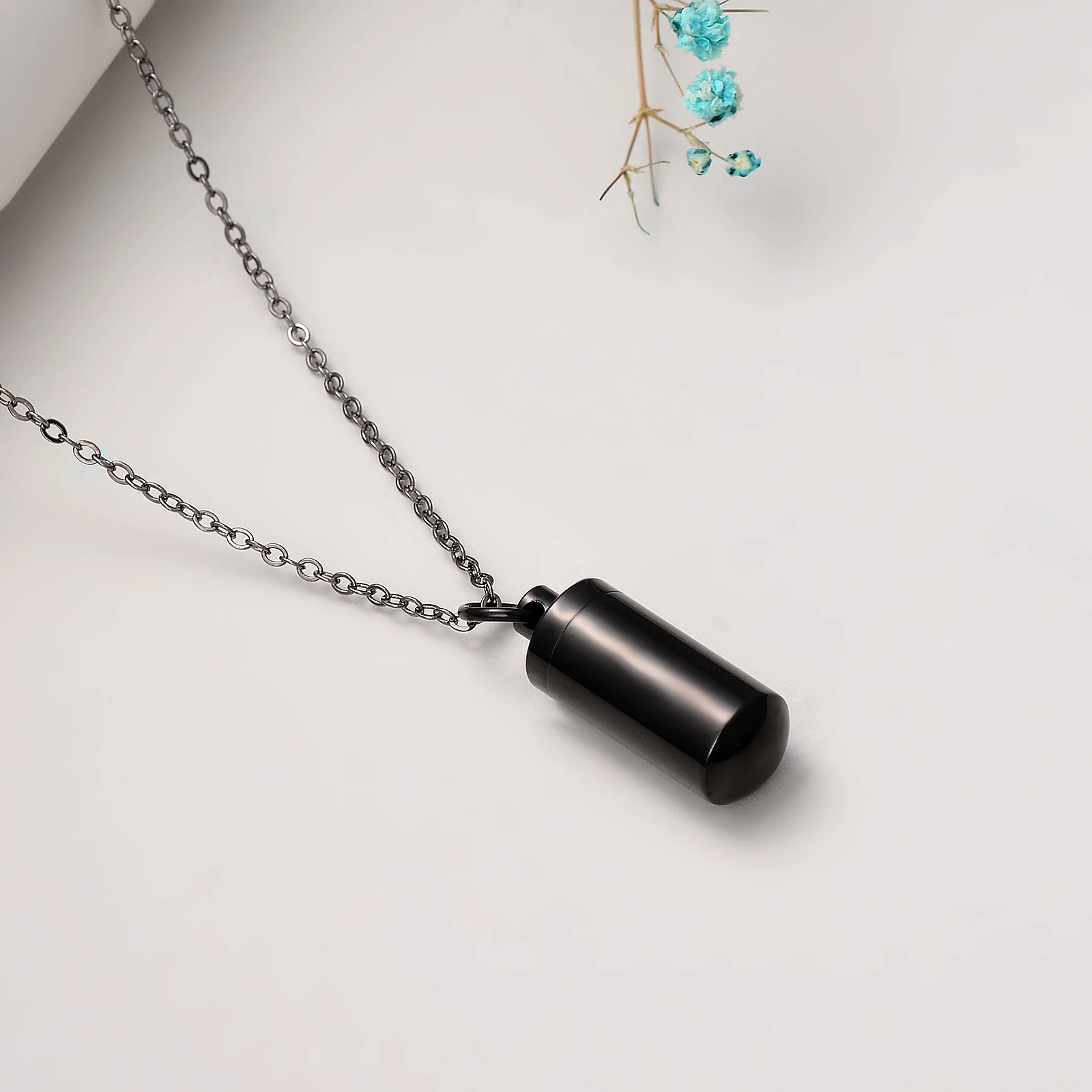 Золотой черный пистолет 3 цвета цилиндр из нержавеющей стали памятные украшения