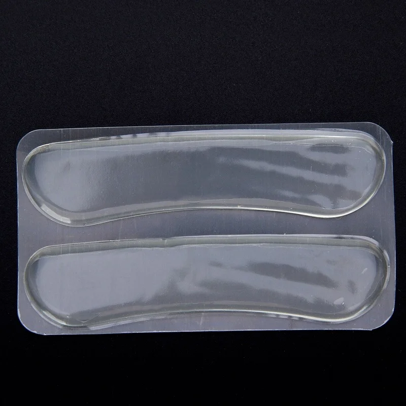 

3 Pairs Transparent Gel Silicone Heel Grip Back Liner Shoe Insole Pad Foot Care Protector Comfort Pads Feet Care Accessories