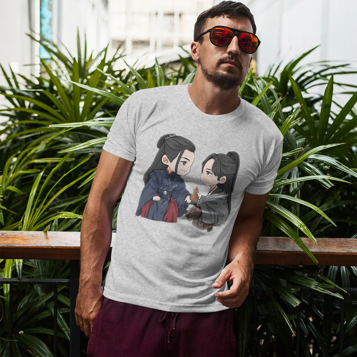 

Wen Ke Xing and Zhou Zi Shu Men's short-sleeved t-shirt Funny R353 Tshirt Eur Size