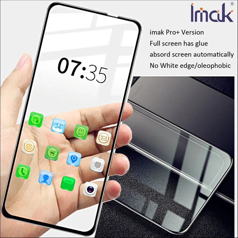 Imak Pro + полноэкранная панель клеевое закаленное стекло для Motorola One Vision