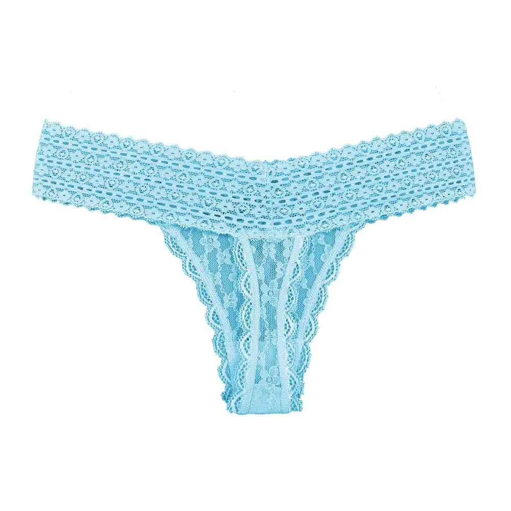 Элегантные женские трусики-стринги кружевные бикини-стринги нижнее белье