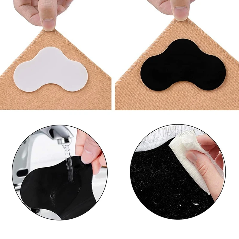 Двухсторонняя Нескользящая многоразовая подкладка для ковров не скользит