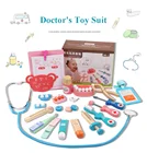 Деревянные детские игрушки серии Пазлы для раннего развития детей, медицинская упаковка, костюм доктора, косплей, интерактивная игра, ролевая игрушка, костюм