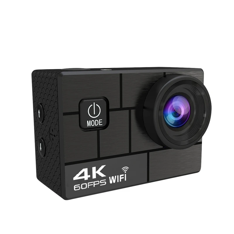 

4K 60Fps EIS Action Camera with 2.0 inch IPS Screen 24MP Anti-Shake Waterproof Sport Camera with Wireless Remote 170 Wide Angel