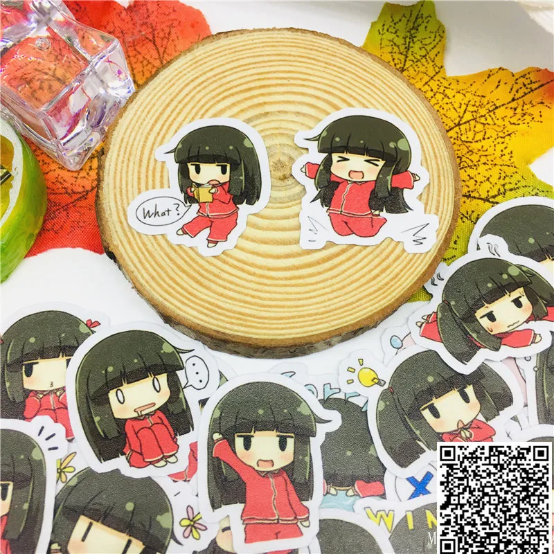 40 шт. милые стикеры в стиле кунг-фу для девушек стайлинга автомобиля велосипеда