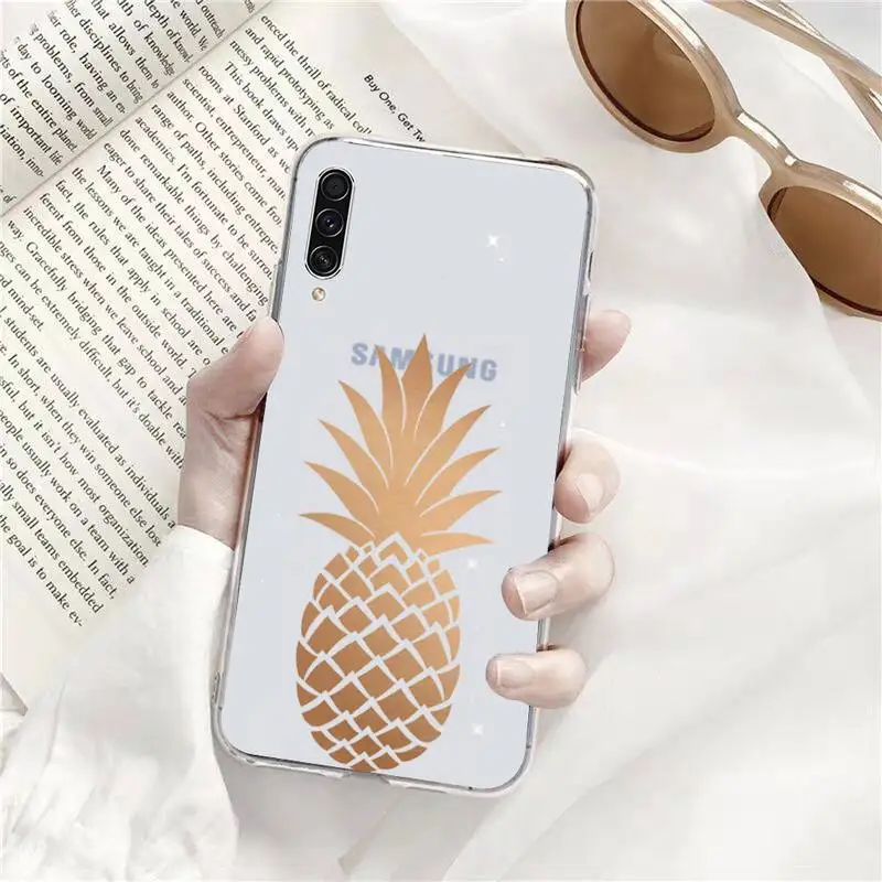 

gold creative stars Phone Case Transparent for Samsung s9 s10 s20 Huawei honor P20 P30 P40 xiaomi note mi 8 9 pro lite plus