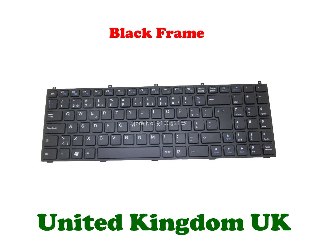 Клавиатура для ноутбука CLEVO M760CU M765CU M770CUH M775CUH M980NU P150HM P151EM1 P151SM1 P170HM P170HM3 P175EM1 P180HM E7130