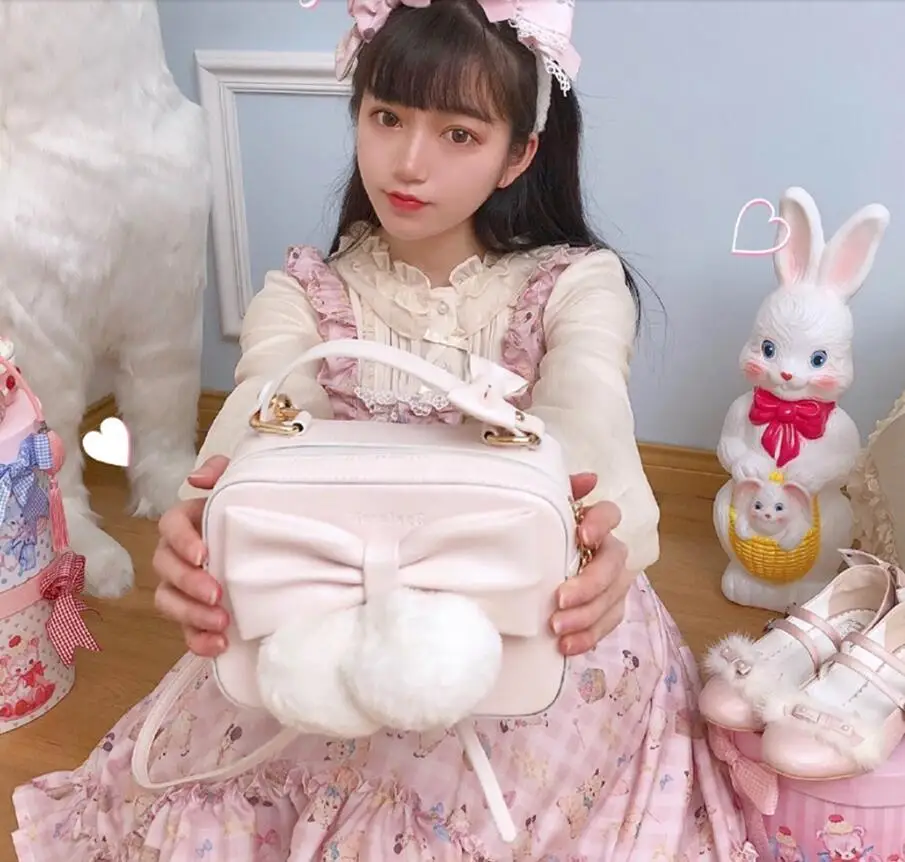 

Студенческая сумка loli для косплея, Готическая сумка на плечо в Стиле Лолита, милая Повседневная сумка loli для девочек, милая квадратная сумка...