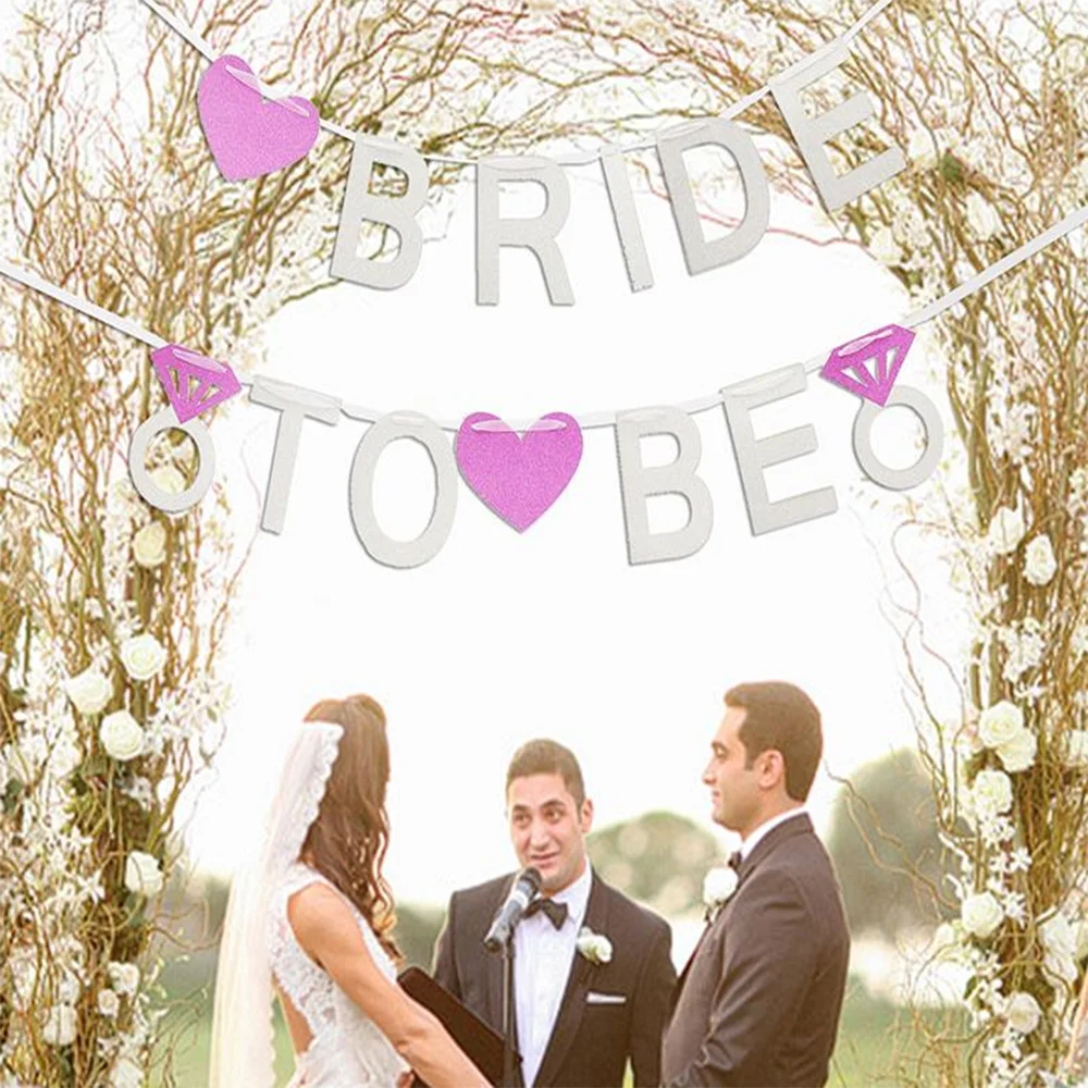 Серебряное блестящее баннеры невесты для свадьбы обручальное кольцо с