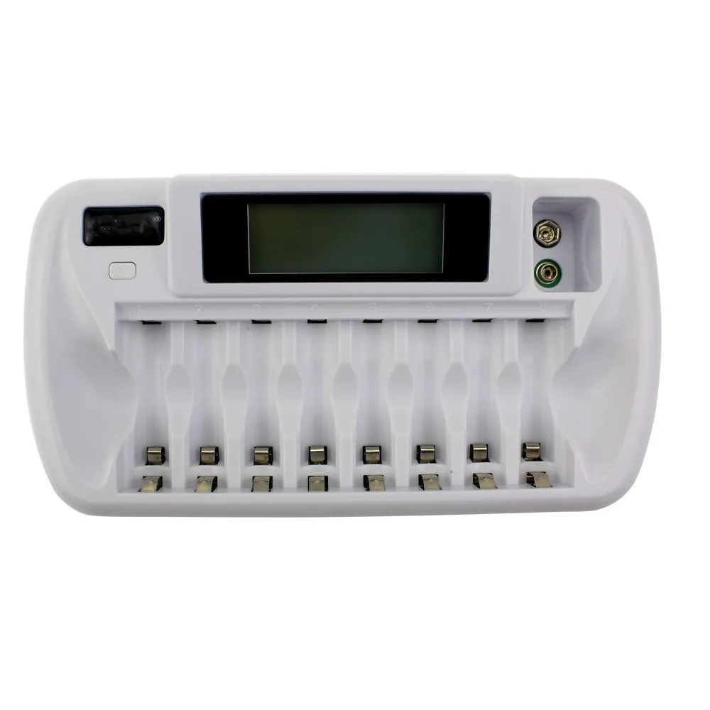 New 8-slot Ni-MH smart charger aa aaa battery with LCD display | Электроника