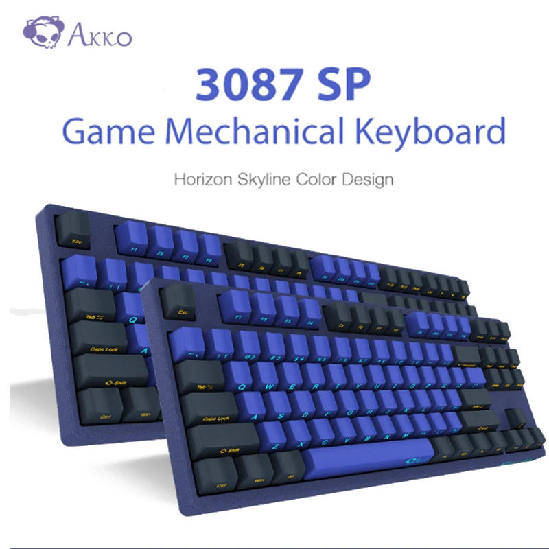 AKKO 3108SP Horizon Skyline механическая клавиатура 87 клавиш 108 Cherry MX Переключатель боковая